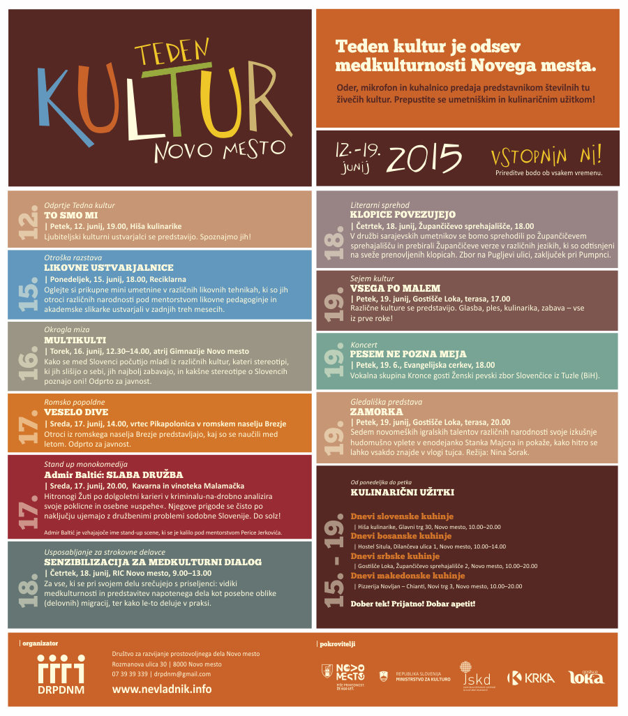 Teden kultur program